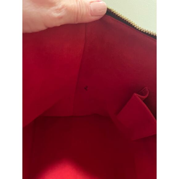 Louis Vuitton Saleya MM Damier Ebene Tote EXCELLENT Shoulder Bag Brown Leather - Picture 2 of 16